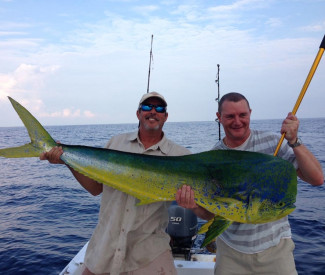 Nice way to start the morning off, huge Bull Dorado for Mr. Hogg from London